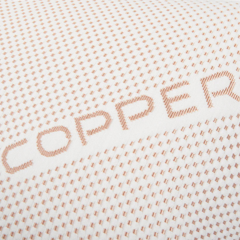 Copper Infused Memory Foam Pillow Anti-Ageing Wrinkle Reducing Hypoallergenic Therapy for Head & Neck Support