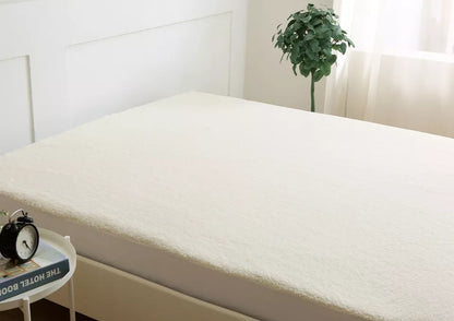 Thermal Fleece Under Blanket Extra Deep Mattress Protector Cosy Fleecy Blanket