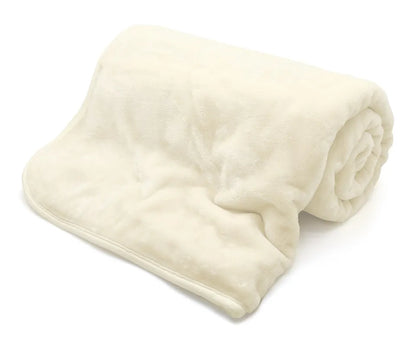Faux Fur Fleece Throw Blanket 3 Sizes