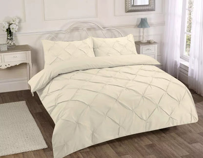 Alexander Pintuck Duvet Cover with Pillow Case Bedding Set