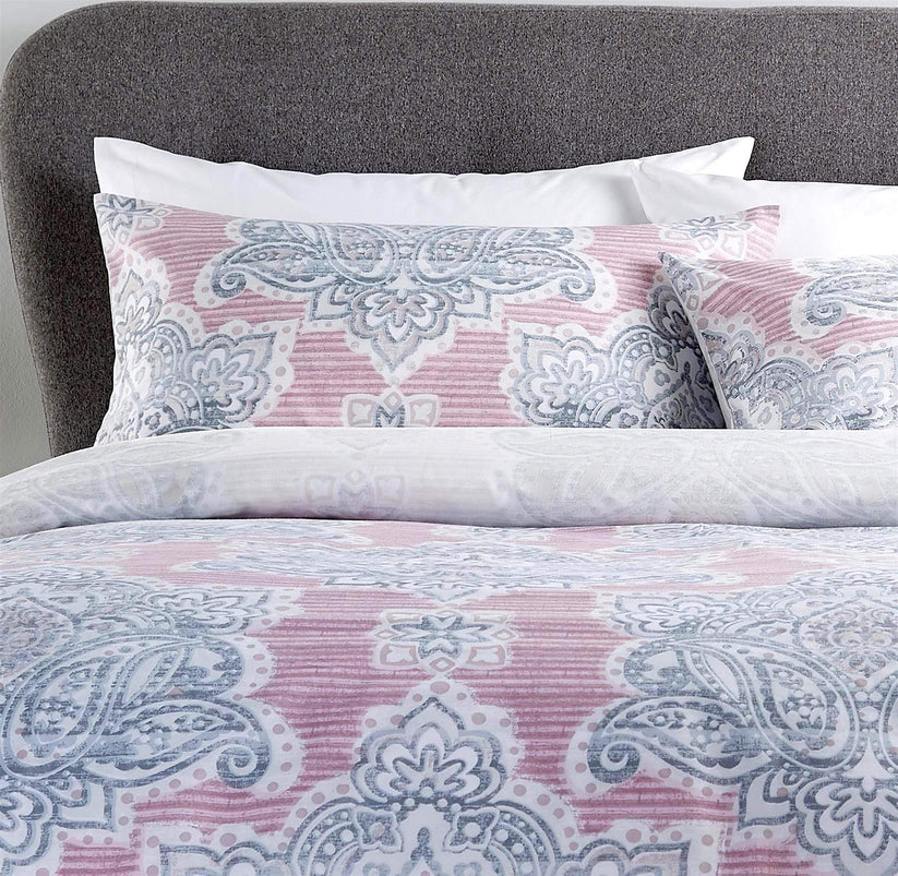 Empire Reversible Luxurious Cotton Rich Duvet Set with Vibrant Designs for Single Double and King Bed Sizes