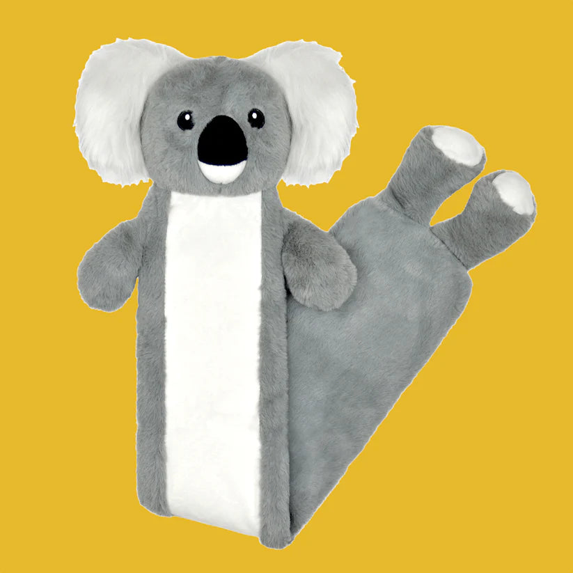 Extra Long 2L Hot Water Bottle with Plush Faux Fur Cover Durable Rubber for Muscle Pain Relief and Cosy Nights