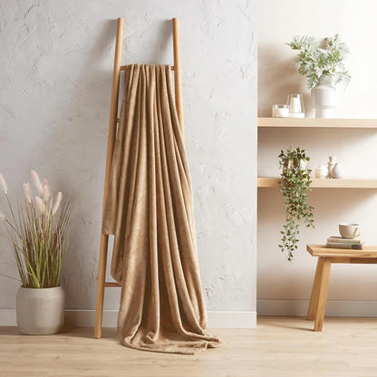 Flannel Ultra Soft Fleece Throw Blanket Super Warm Plush Lightweight All-Season Comfort