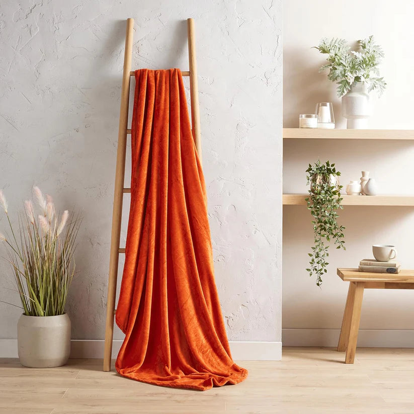 Flannel Ultra Soft Fleece Throw Blanket Super Warm Plush Lightweight All-Season Comfort
