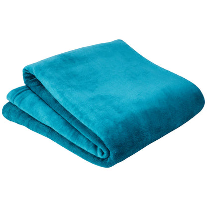 Flannel Ultra Soft Fleece Throw Blanket Super Warm Plush Lightweight All-Season Comfort