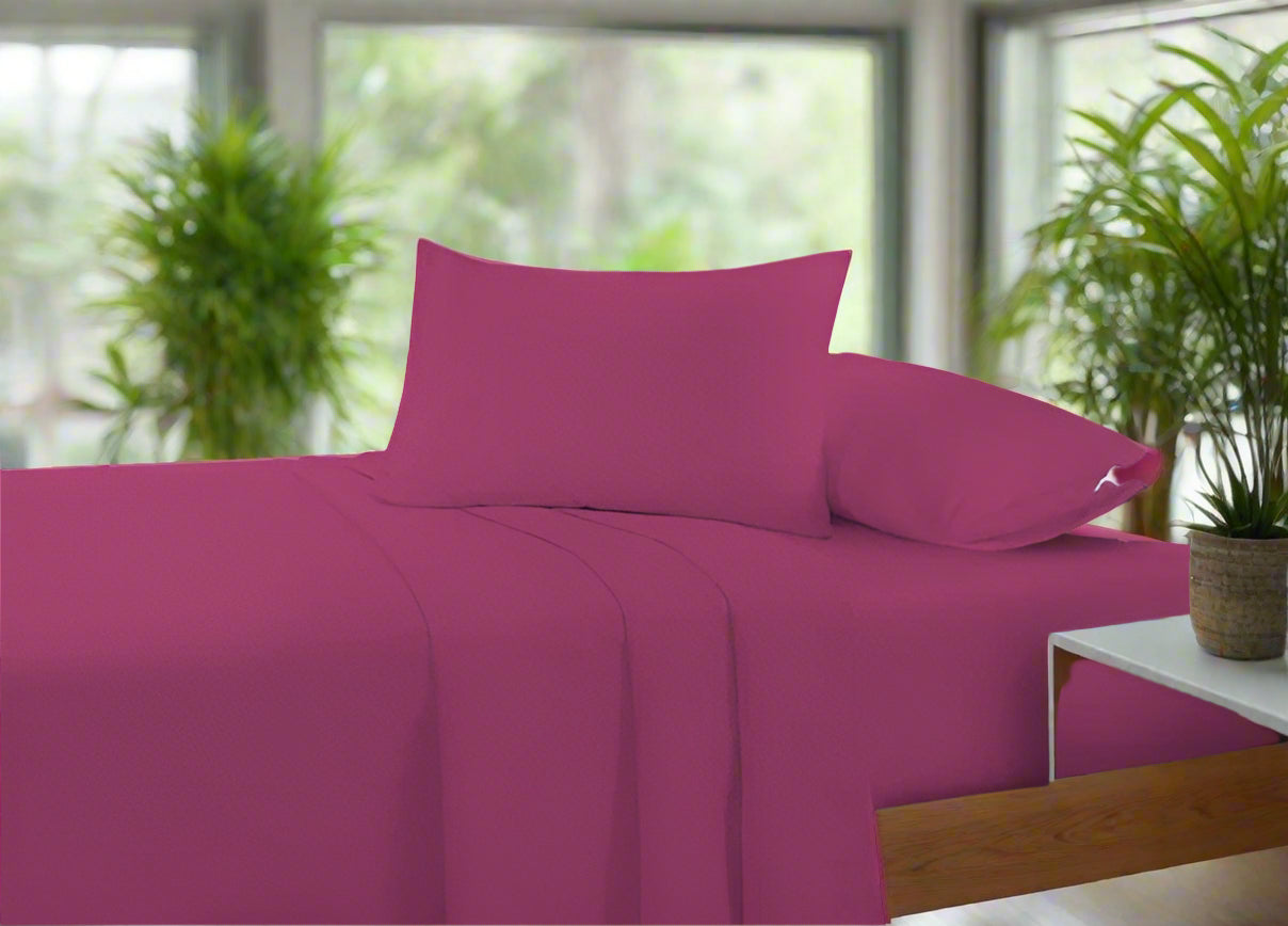 Easy Care Plain Percale Flat Sheet 22 Colours