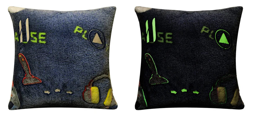 Glow In The Dark Teddy Fleece Duvet Set for Kids Warm Cosy Bedding Perfect for Winter