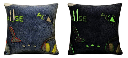 Glow In The Dark Teddy Fleece Duvet Set for Kids Warm Cosy Bedding Perfect for Winter