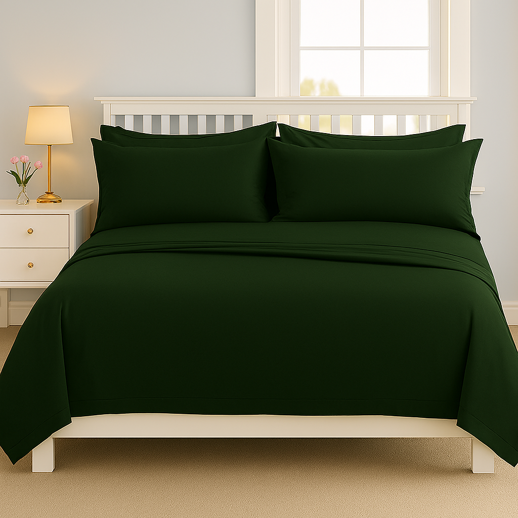 Luxury Percale 180 Thread Count Duvet Set 14 Colours