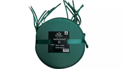Indoor/Outdoor Waterproof Round Chair Pads Seat Cushions Garden Patio Home