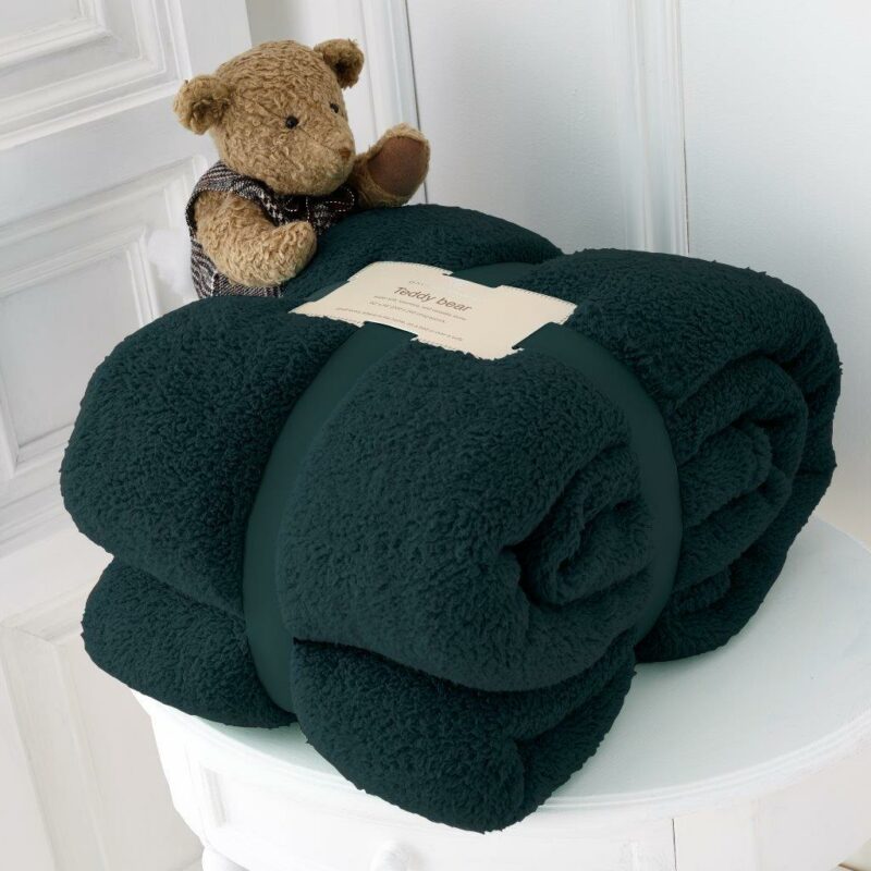 Teddy Throw 2 Sizes 14 Colours