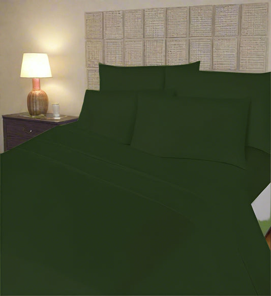 Luxury Percale Fitted Sheet Extra Deep (40cm) Non Iron 180 Thread Count Percale