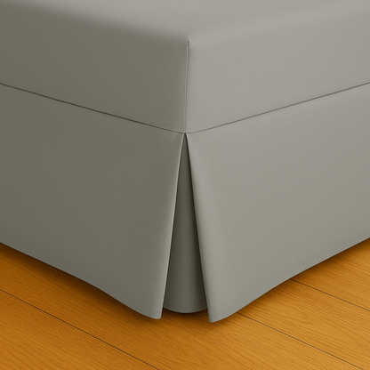 200 Thread Count Pleated Valance Fitted Sheet All Sizes 11 Colours