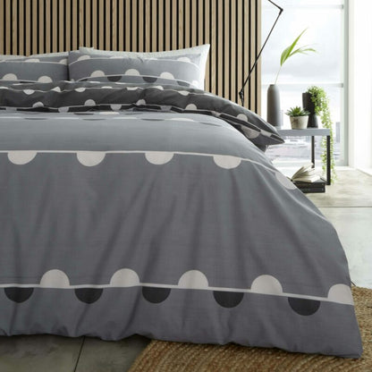 Simple Reversible Geo Printed Duvet Set