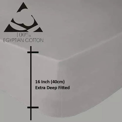 200 Thread Count Extra Deep Fitted Sheet 40 cm 11 Colours