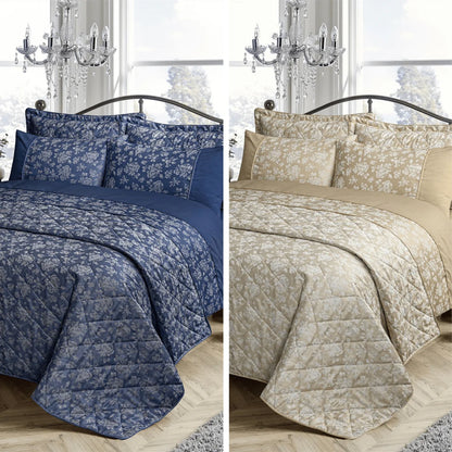 Kew Hand Woven Jacquard Cotton Quilt Cover Duvet Sets & Bedspreads Luxurious Cotton Rich Bedding