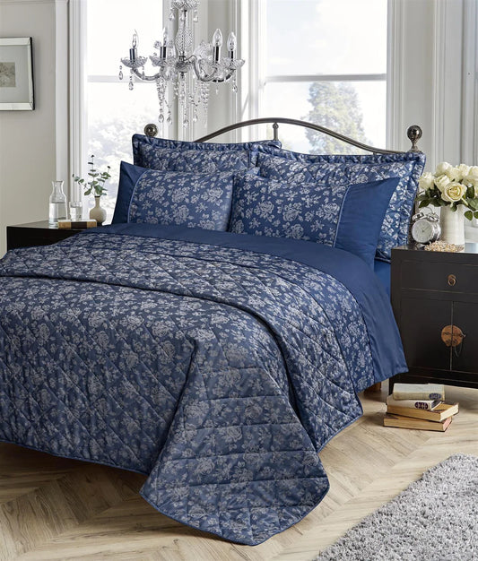 Kew Hand Woven Jacquard Cotton Quilt Cover Duvet Sets & Bedspreads Luxurious Cotton Rich Bedding