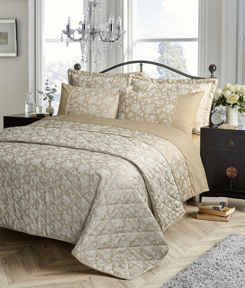 Kew Hand Woven Jacquard Cotton Quilt Cover Duvet Sets & Bedspreads Luxurious Cotton Rich Bedding