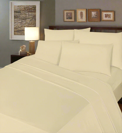 Luxury Percale Fitted Sheet Extra Deep (40cm) Non Iron 180 Thread Count Percale