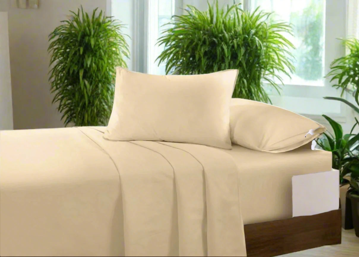 Ultra Soft Extra Deep Fitted Sheet 40cm (16") Depth 8 Colours