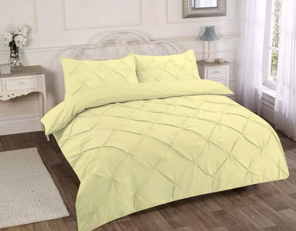 Alexander Pintuck Duvet Cover with Pillow Case Bedding Set