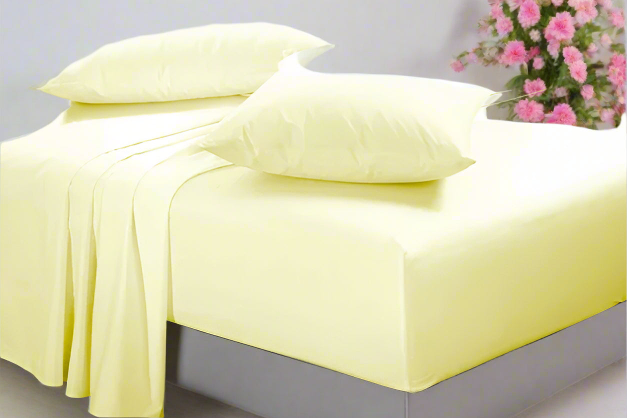Easy Care Plain Percale Sheet Set 22 Colours