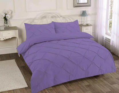 Alexander Pintuck Duvet Cover with Pillow Case Bedding Set