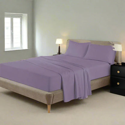 Flannelette 100% Soft Brushed Cotton Fitted Sheet 10" (25cm) Depth