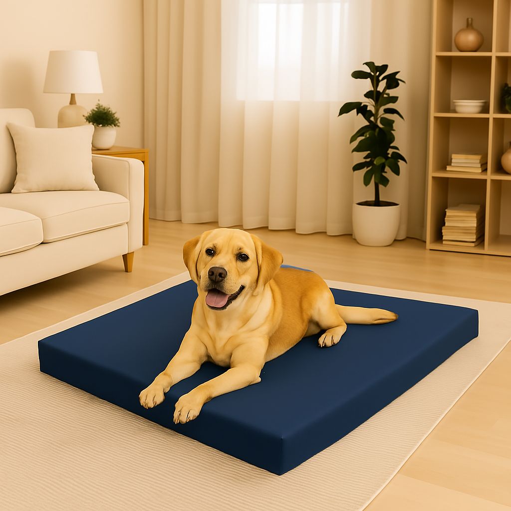 Waterproof Foldable Floor Cushion with Removable Zipped Cover – Available in 6 Colours