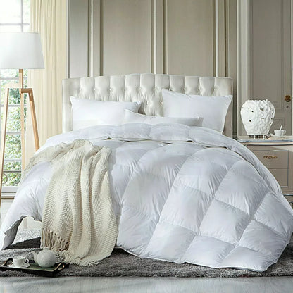 Luxury Duck Feather & Down Duvet Quilt With 100% Microfibre Cover All Tog Sizes