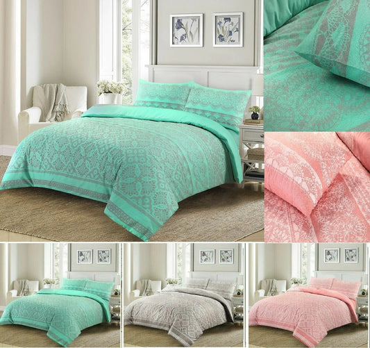 Aaliyah Print Duvet Cover Set 3 Colours
