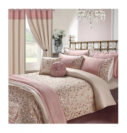 Embroidery Bedding Duvet Set / Cushion Covers / Bed Throw Sham Pillow / Curtains