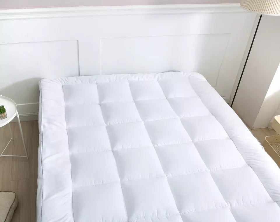 Mattress Topper Micro-Gel 10cm / 4" & Micro-Fibre Filling Luxury Hotel Quality