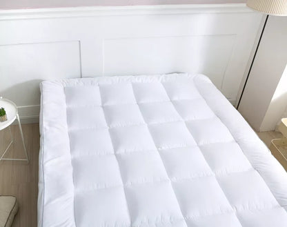 Mattress Topper Micro-Gel 10cm / 4" & Micro-Fibre Filling Luxury Hotel Quality