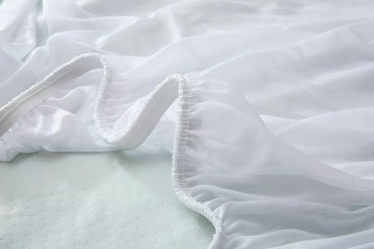 Bamboo Extra Deep Mattress Protector Mattress Waterproof Fitted Sheet All Sizes