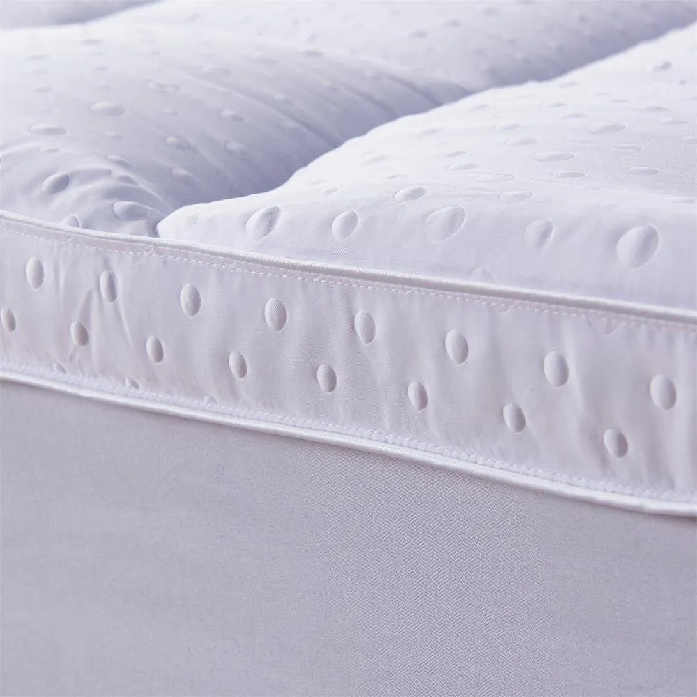 Mattress Topper 3D Bubble Microfiber 5cm Deep Extra Soft Thick Luxury Topper