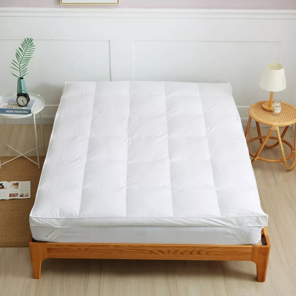 Mattress Topper Duck Feather & Down 7cm Extra Deep Luxury Down Topper All Sizes