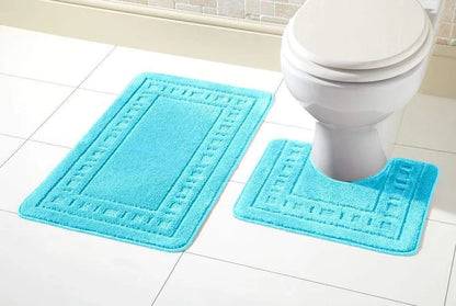 Miami Bath Mat Set Luxurious Ultra-Absorbent Non-Slip Bathroom Rug