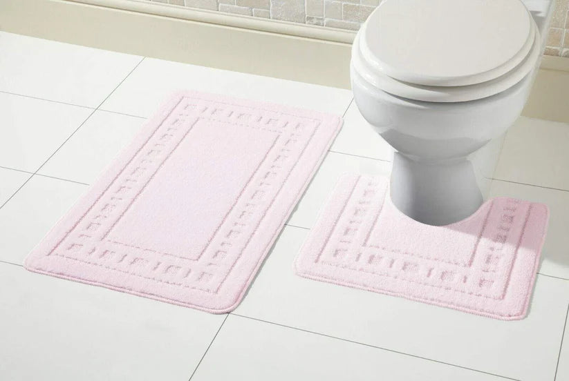 Miami Bath Mat Set Luxurious Ultra-Absorbent Non-Slip Bathroom Rug