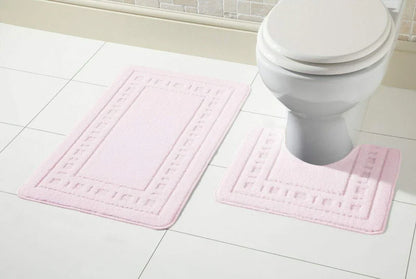 Miami Bath Mat Set Luxurious Ultra-Absorbent Non-Slip Bathroom Rug