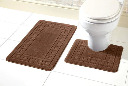 Miami Bath Mat Set Luxurious Ultra-Absorbent Non-Slip Bathroom Rug