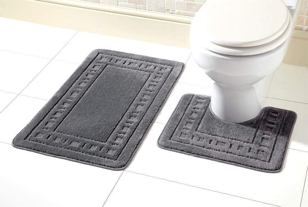 Miami Bath Mat Set Luxurious Ultra-Absorbent Non-Slip Bathroom Rug