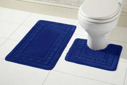 Miami Bath Mat Set Luxurious Ultra-Absorbent Non-Slip Bathroom Rug