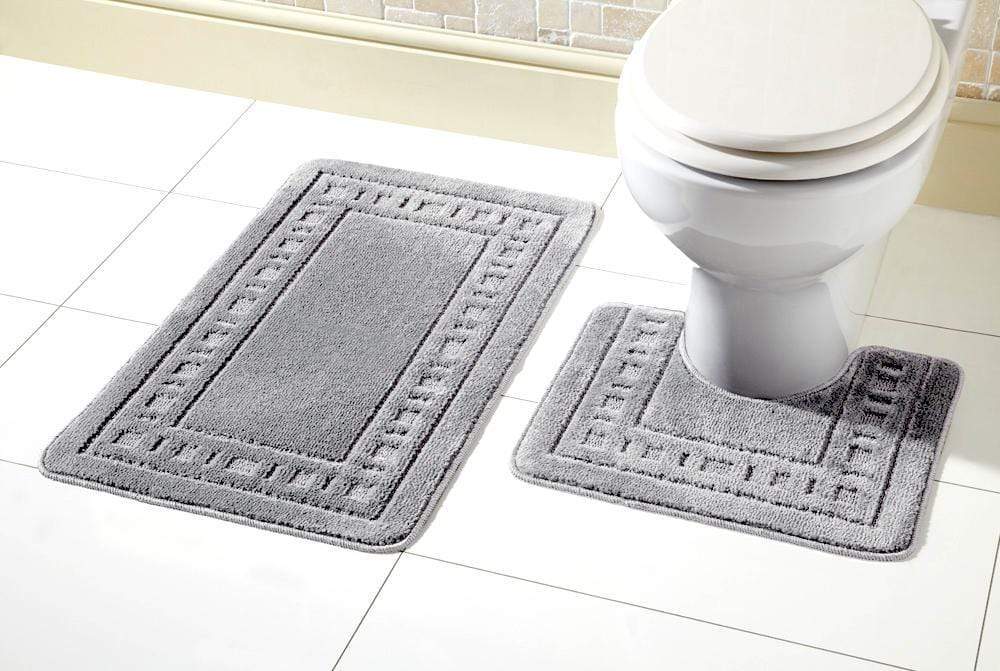 Miami Bath Mat Set Luxurious Ultra-Absorbent Non-Slip Bathroom Rug