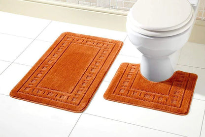 Miami Bath Mat Set Luxurious Ultra-Absorbent Non-Slip Bathroom Rug
