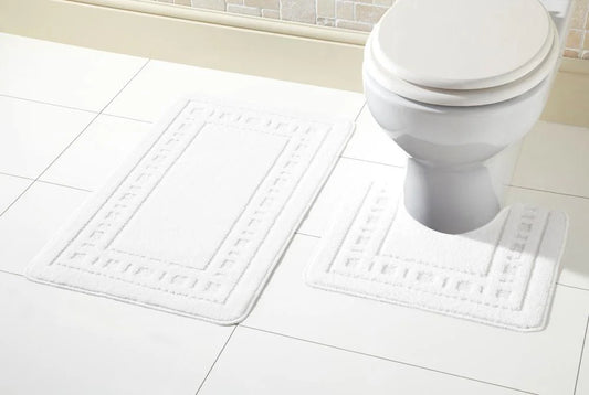 Miami Bath Mat Set Luxurious Ultra-Absorbent Non-Slip Bathroom Rug