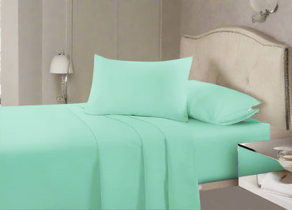 Easy Care Plain Percale Flat Sheet 22 Colours