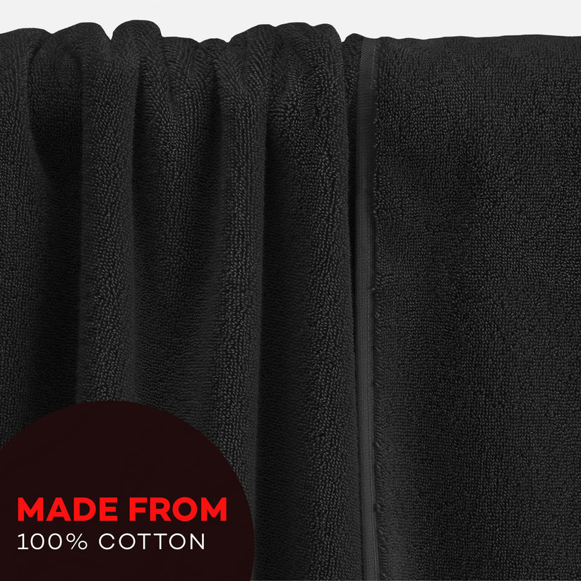 3 Pack Monaco Large Bath Sheets 100% Cotton 500 GSM Highly Absorbent Set