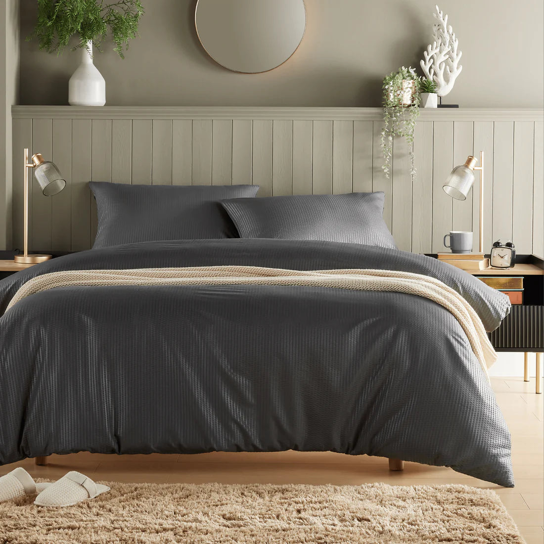 Monaco Seersucker Duvet Cover Set Super Soft