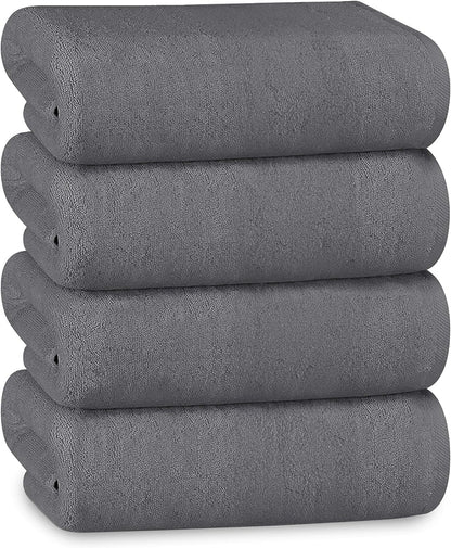 Multi-Pack Hotel Bath Sheets 500gsm Super Absorbent Quick Dry Soft Cotton